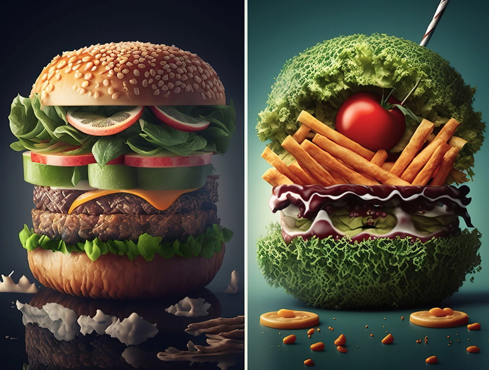 fastfood vs nature